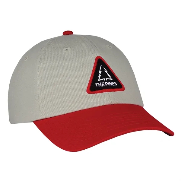 This two-tone laundered chino twill cap is available in various color... from ASI 80129 Quake City Caps