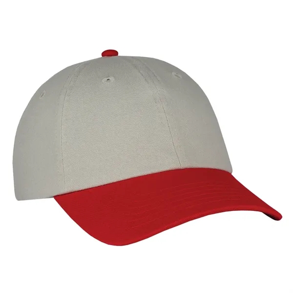 This two-tone laundered chino twill cap is available in various color... from ASI 80129 Quake City Caps
