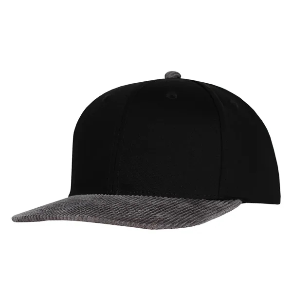 Cotton made structured deluxe two-tone chino twill and corduroy cap.... from ASI 80129 Quake City Caps