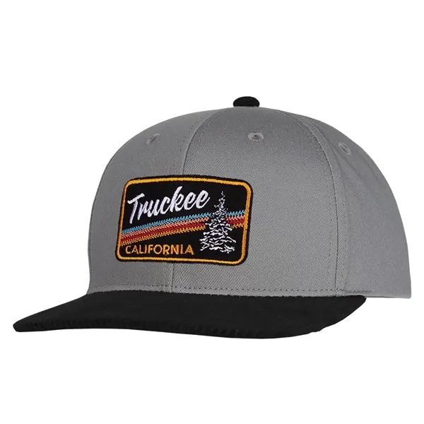 Cotton made structured deluxe two-tone chino twill and corduroy cap.... from ASI 80129 Quake City Caps