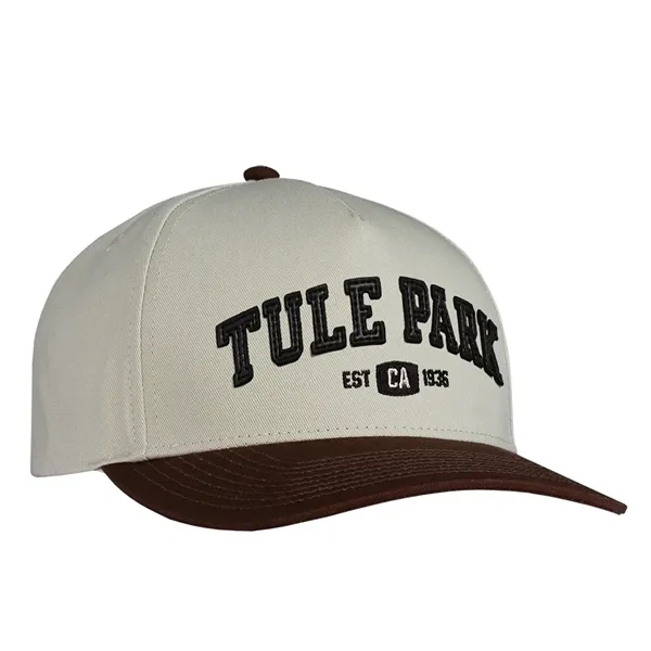 Deluxe Two-Tone Chino Twill Cap having many features. Profile: High profile.... from ASI 80129 Quake City Caps