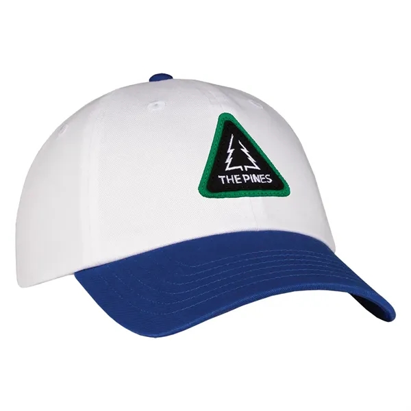 This two-tone laundered chino twill cap is available in various color... from ASI 80129 Quake City Caps