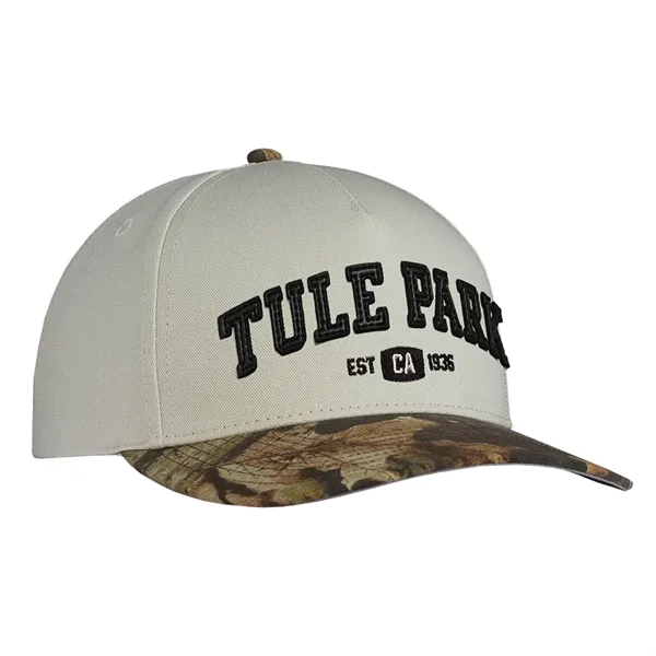 Deluxe Two-Tone Chino Twill Cap having many features. Profile: High profile.... from ASI 80129 Quake City Caps