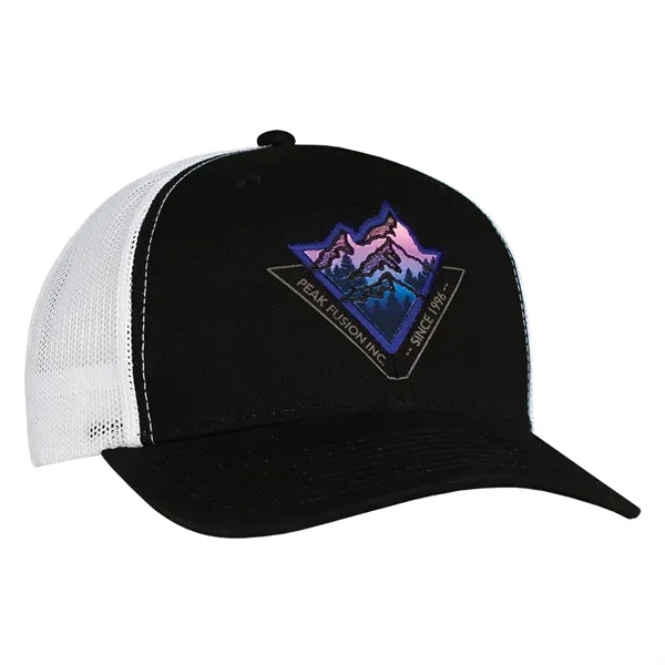 Low profile, structured, 6-panel, 100% cotton & polyester mesh cap.... from ASI 80129 Quake City Caps