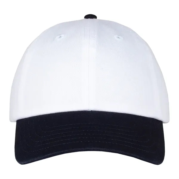 This two-tone laundered chino twill cap is available in various color... from ASI 80129 Quake City Caps