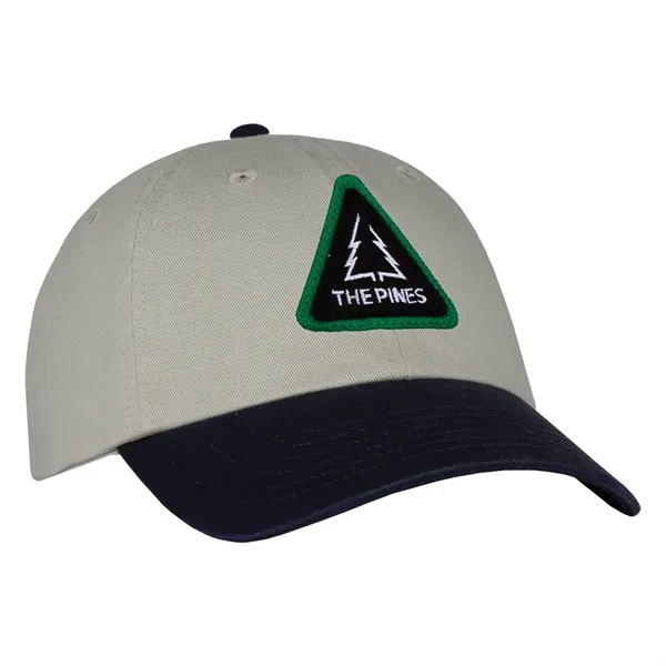 This two-tone laundered chino twill cap is available in various color... from ASI 80129 Quake City Caps