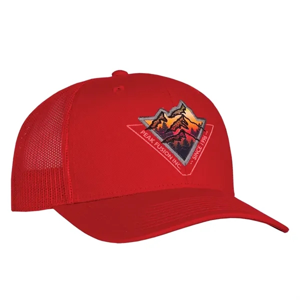 Low profile, structured, 6-panel, 100% cotton & polyester mesh cap.... from ASI 80129 Quake City Caps