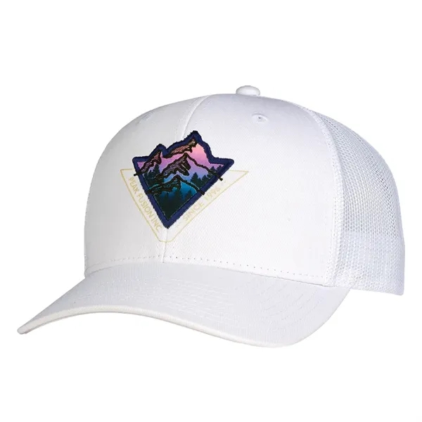 Low profile, structured, 6-panel, 100% cotton & polyester mesh cap.... from ASI 80129 Quake City Caps