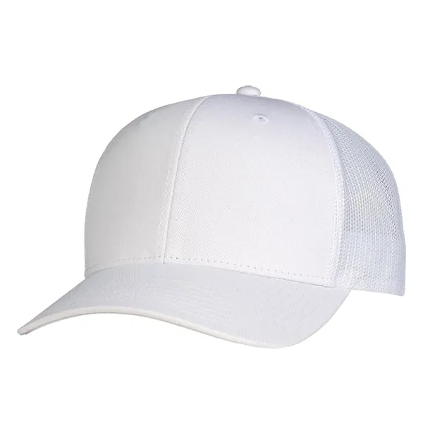 Low profile, structured, 6-panel, 100% cotton & polyester mesh cap.... from ASI 80129 Quake City Caps