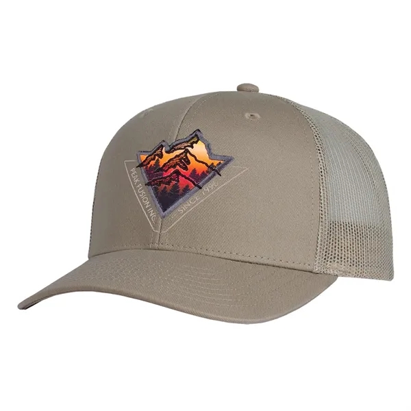 Low profile, structured, 6-panel, 100% cotton & polyester mesh cap.... from ASI 80129 Quake City Caps