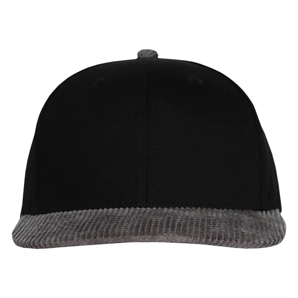 Cotton made structured deluxe two-tone chino twill and corduroy cap.... from ASI 80129 Quake City Caps