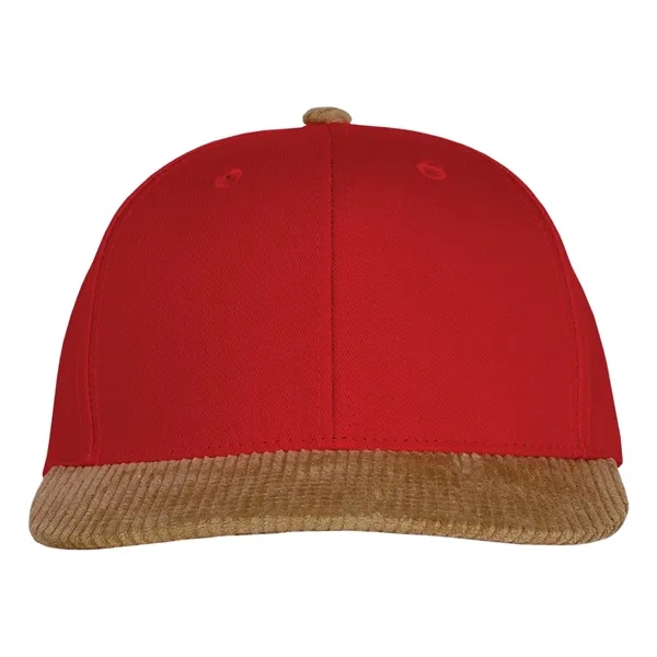 Cotton made structured deluxe two-tone chino twill and corduroy cap.... from ASI 80129 Quake City Caps