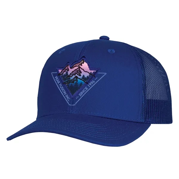 Low profile, structured, 6-panel, 100% cotton & polyester mesh cap.... from ASI 80129 Quake City Caps