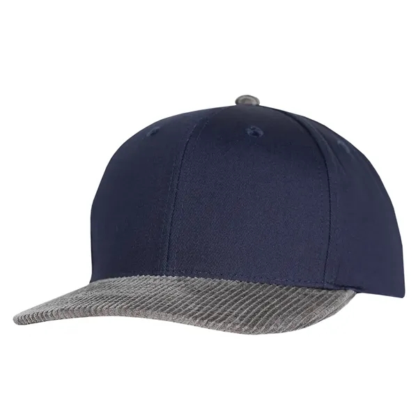 Cotton made structured deluxe two-tone chino twill and corduroy cap.... from ASI 80129 Quake City Caps