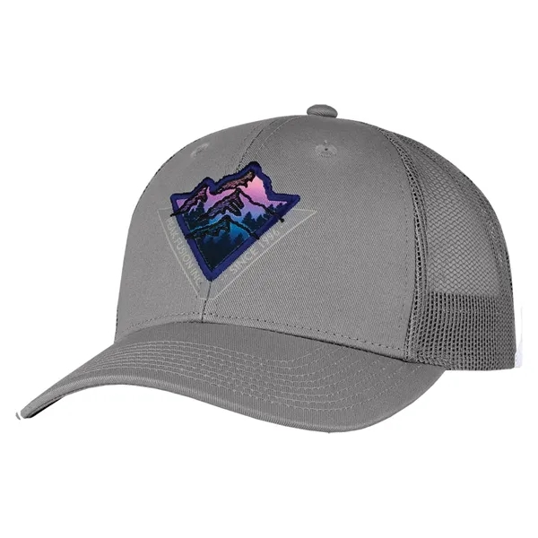 Low profile, structured, 6-panel, 100% cotton & polyester mesh cap.... from ASI 80129 Quake City Caps