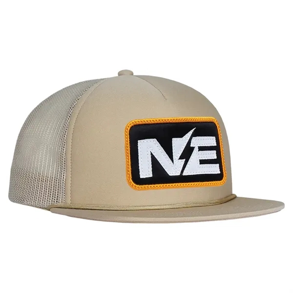 High profile, structured deluxe foam front trucker cap.... from ASI 80129 Quake City Caps