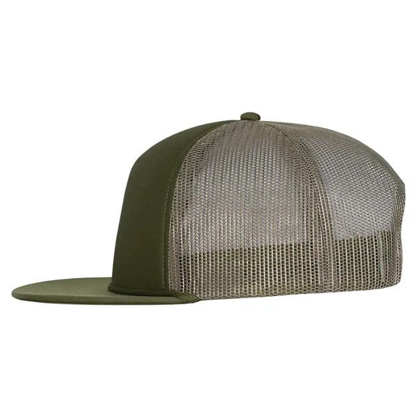 High profile, structured deluxe foam front trucker cap.... from ASI 80129 Quake City Caps