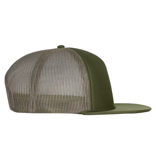 High profile, structured deluxe foam front trucker cap.... from ASI 80129 Quake City Caps
