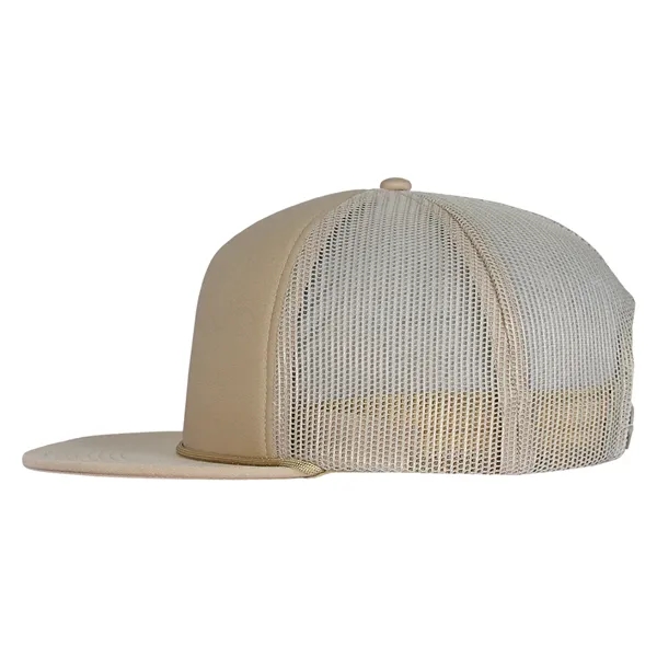 High profile, structured deluxe foam front trucker cap.... from ASI 80129 Quake City Caps