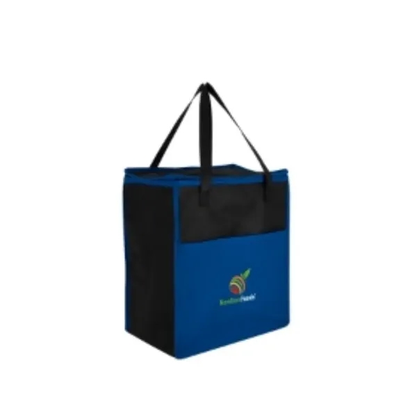 Crafted from color-blocked recycled 80gsm non-woven material, this roomy cooler bag... from ASI 88060 Snugz/USA Inc