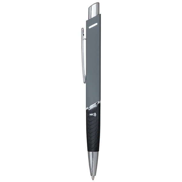 A recycled aluminum pen with NFC tech that links users directly... from ASI 61966 HPG / Hub Pen
