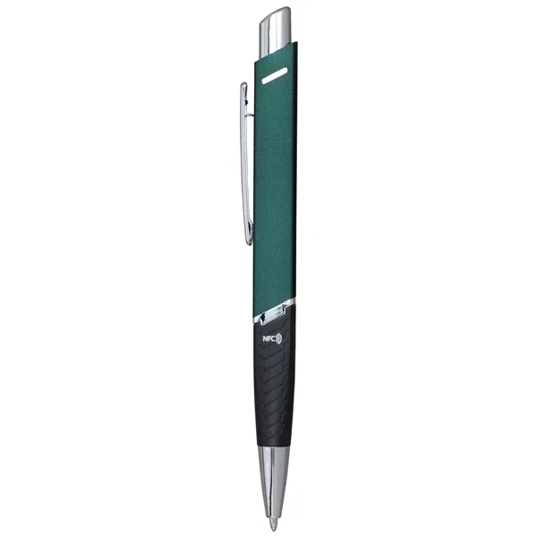 A recycled aluminum pen with NFC tech that links users directly... from ASI 61966 HPG / Hub Pen