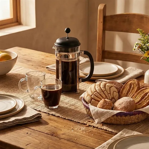 The coffee lover's favorite method. The French press coffee maker is... from ASI 61005 Hirsch Gift Inc