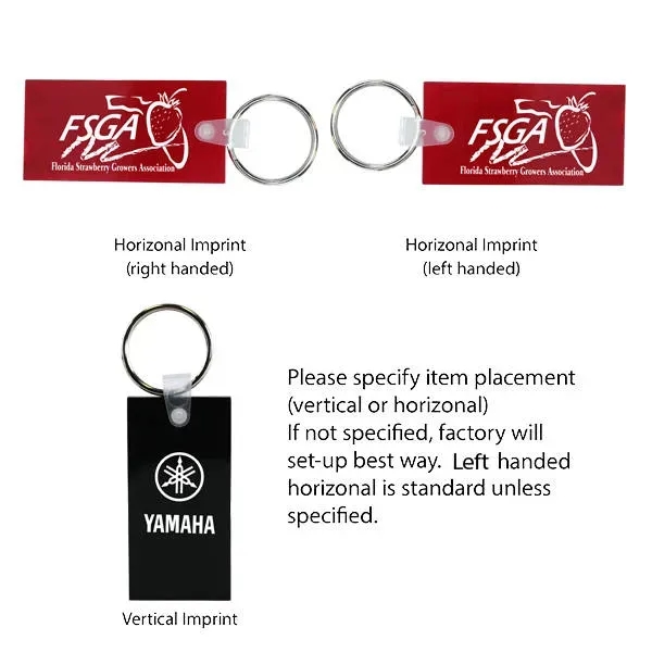 Rectangle Key Fob... from ASI 30270 Aakron Line