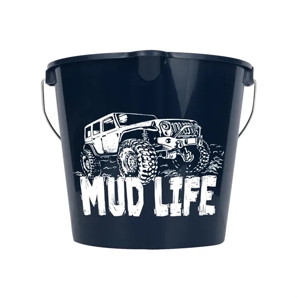 Heavy duty 7 quart bucket is great for home, auto and... from ASI 40480 Koozie Group