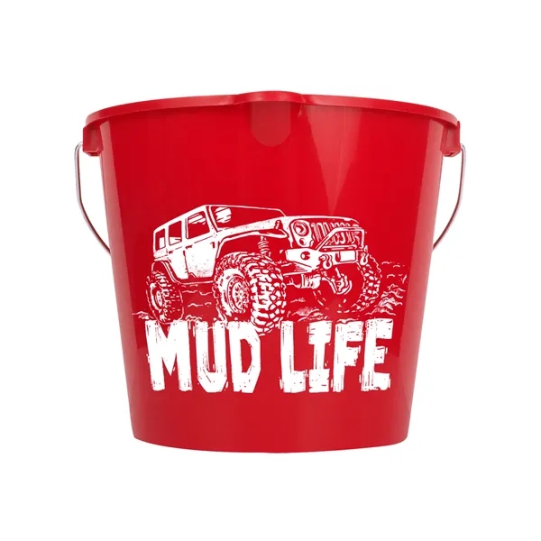 Heavy duty 7 quart bucket is great for home, auto and... from ASI 40480 Koozie Group
