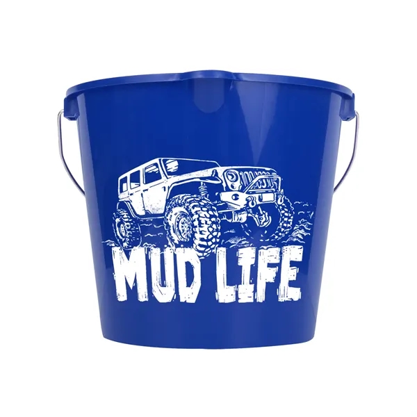 Heavy duty 7 quart bucket is great for home, auto and... from ASI 40480 Koozie Group