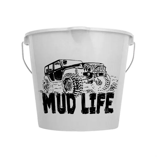 Heavy duty 7 quart bucket is great for home, auto and... from ASI 40480 Koozie Group