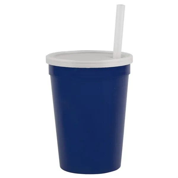 12 oz Cup with Lid & Straw... from ASI 40480 Koozie Group