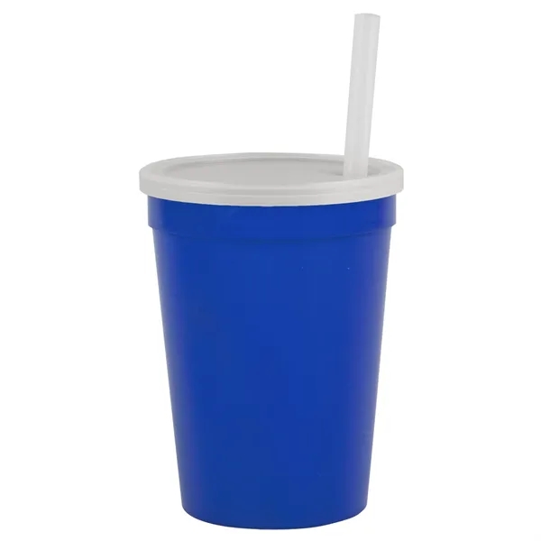 12 oz Cup with Lid & Straw... from ASI 40480 Koozie Group