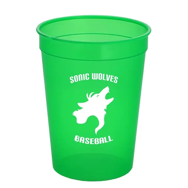 12 oz. translucent smooth-sided stadium cup.... from ASI 40480 Koozie Group
