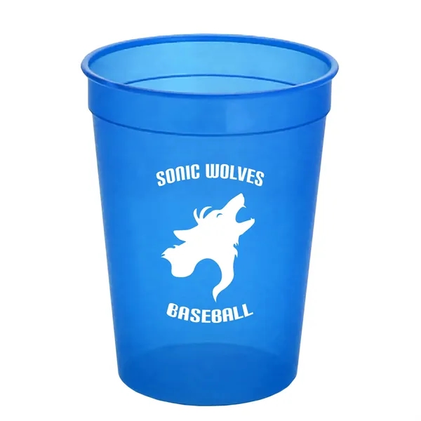 12 oz. translucent smooth-sided stadium cup.... from ASI 40480 Koozie Group