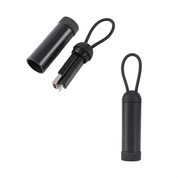 Portable Charging Cable with Spinner... from ASI 36730 Ariel Premium Supply Inc