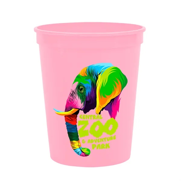 Reusable and recyclable polypropylene sixteen ounce stadium cup.... from ASI 40480 Koozie Group