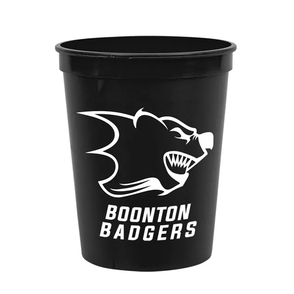 Reusable and recyclable polypropylene sixteen ounce stadium cup.... from ASI 40480 Koozie Group