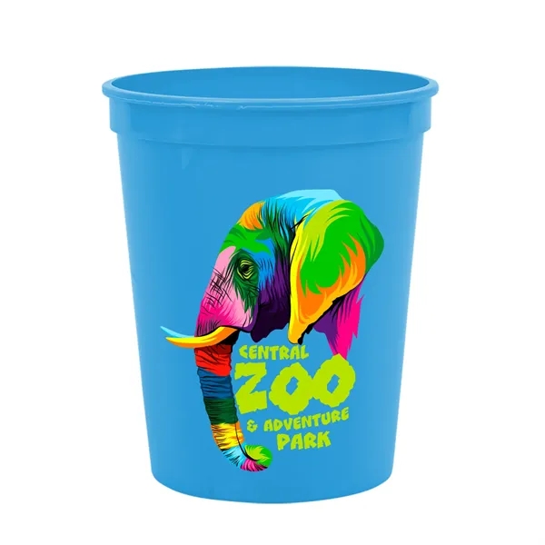 Reusable and recyclable polypropylene sixteen ounce stadium cup.... from ASI 40480 Koozie Group