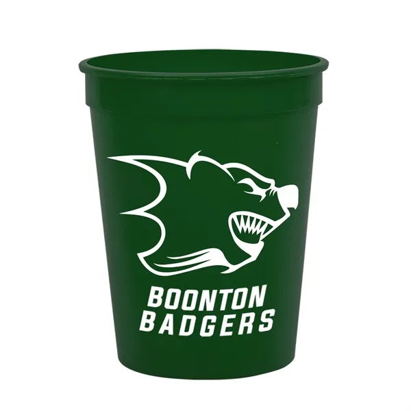 Reusable and recyclable polypropylene sixteen ounce stadium cup.... from ASI 40480 Koozie Group