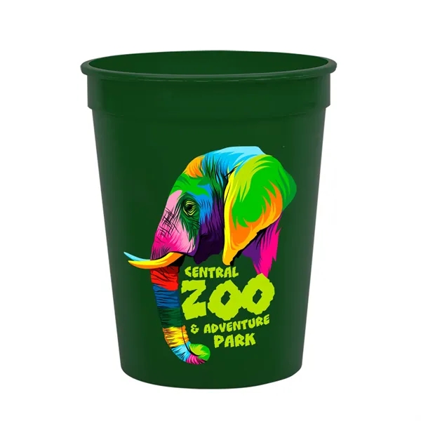 Reusable and recyclable polypropylene sixteen ounce stadium cup.... from ASI 40480 Koozie Group