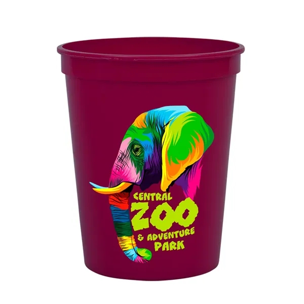 Reusable and recyclable polypropylene sixteen ounce stadium cup.... from ASI 40480 Koozie Group
