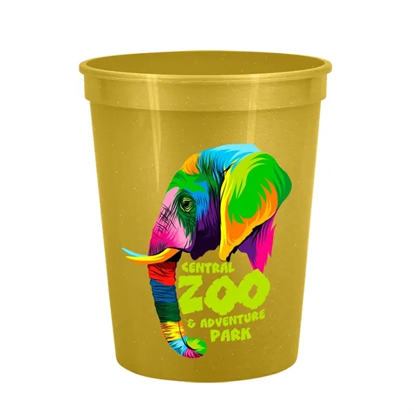 Reusable and recyclable polypropylene sixteen ounce stadium cup.... from ASI 40480 Koozie Group
