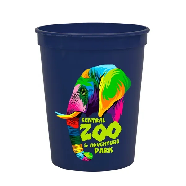 Reusable and recyclable polypropylene sixteen ounce stadium cup.... from ASI 40480 Koozie Group