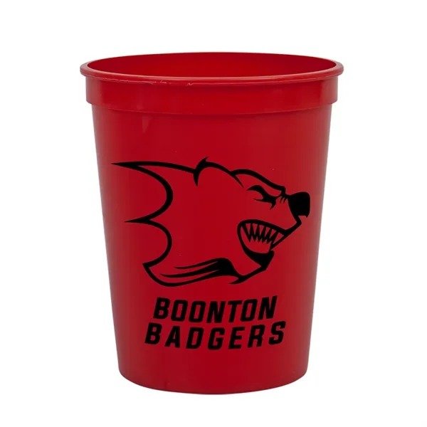 Reusable and recyclable polypropylene sixteen ounce stadium cup.... from ASI 40480 Koozie Group