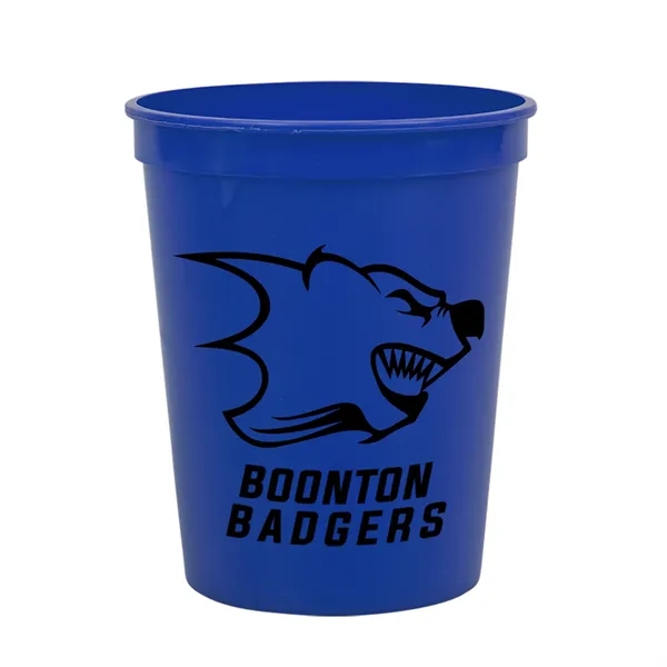 Reusable and recyclable polypropylene sixteen ounce stadium cup.... from ASI 40480 Koozie Group