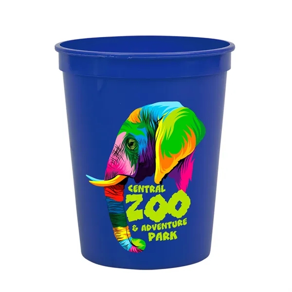 Reusable and recyclable polypropylene sixteen ounce stadium cup.... from ASI 40480 Koozie Group