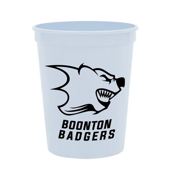Reusable and recyclable polypropylene sixteen ounce stadium cup.... from ASI 40480 Koozie Group