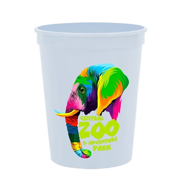 Reusable and recyclable polypropylene sixteen ounce stadium cup.... from ASI 40480 Koozie Group